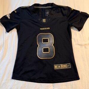 LAMAR JACKSON fully stitched ravens jersey. Fits women’s XS/ small/ youth large